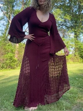 chinese dress ladies Butterfly Fuchsia Gown Teuta Matoshi